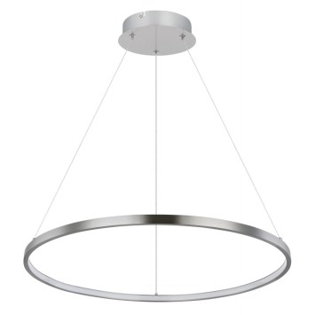 Závesné svietidlo, nikel, plast opál, Ø 605, V: 1200, LED 29W 230V, 2300lm zdroj, 1300lm výstup, 3000K obrazok-1